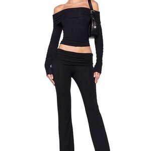 I.AM.GIA Black Quartz Top NEW w/ tags XS